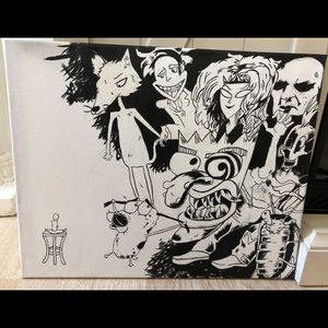 Courage the cowardly dog canvas